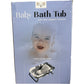 MATERCUBS Collapsible Baby Bath Tub with Seat Support Cushion Grey 0-24 Months