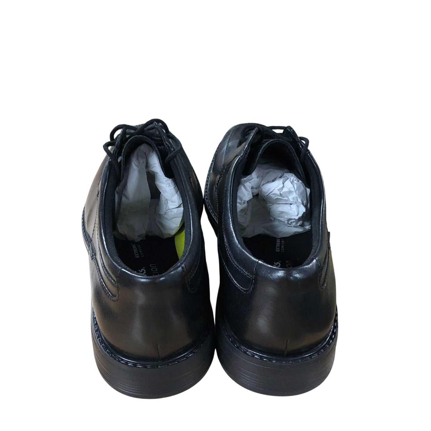 Clarks Ipswich Apron II Formal Shoes UK 11 G Black Leather Mens Comfort