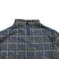 River Island Heritage Grey Plaid High Neck Top