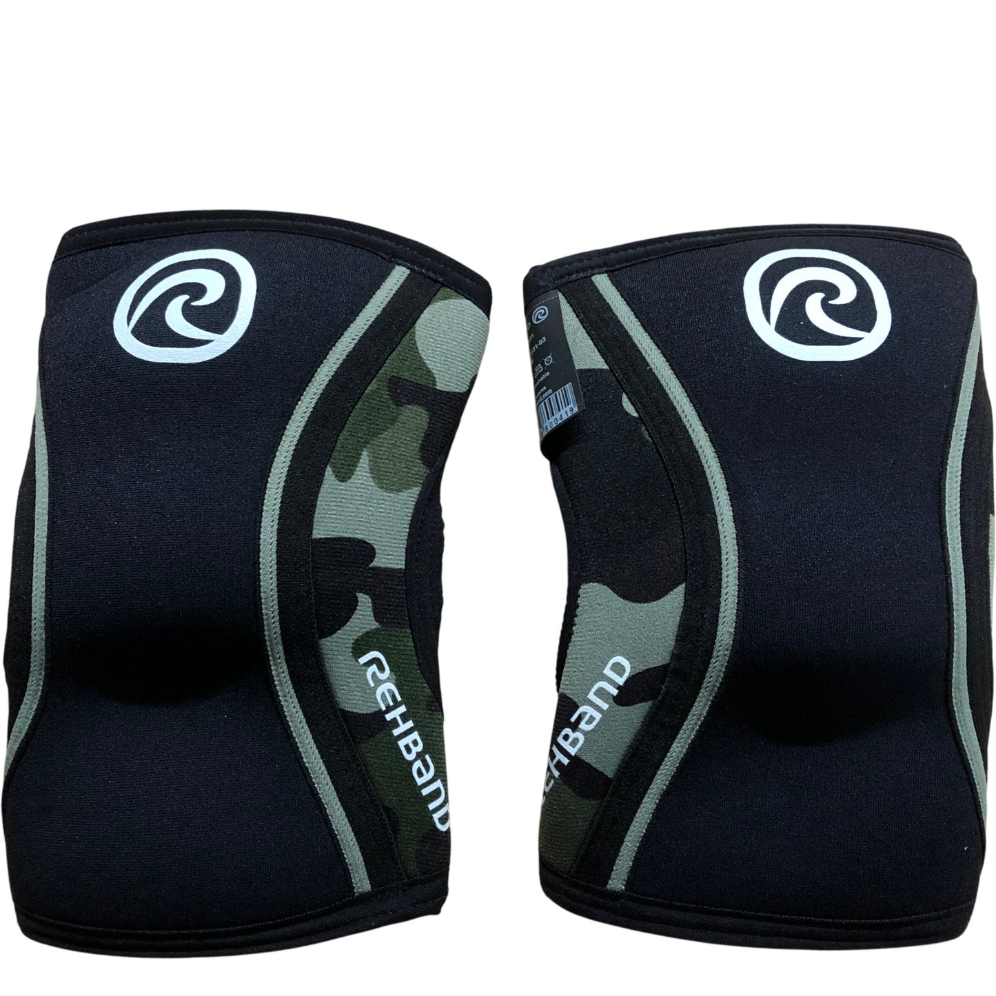REHBAND RX Elbow Sleeve 5mm Black Camo Small Pair Support Brace - Pair