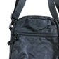 Small Cross Body Bag Black Polyester Adjustable Strap Unisex