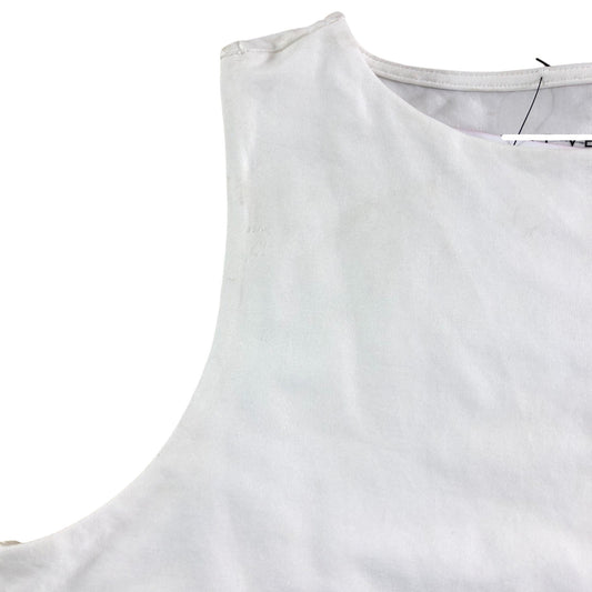 Branded White Layering Vest - Size 8