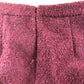 River Island Women's Maroon A-Line Skirt Size UK8 Wool Blend