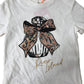 River Island Girls T-Shirt UK18-24 Months White Leopard Print Design