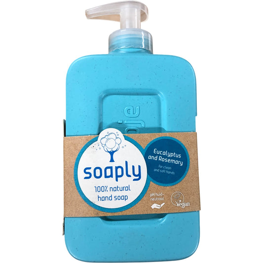 SOAPLY 100% Natural Hand Soap Eucalyptus And Rosemary Vegan Moisturising