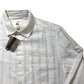 River Island Mens Casual Shirt White Striped Long Sleeve Size S