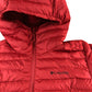 COLUMBIA Hooded Puffer Jacket Size Medium Men's Red Thermal Outerwear