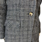 MADELEINE Checked Blazer UK10 Women's Tweed Pattern Short Jacket