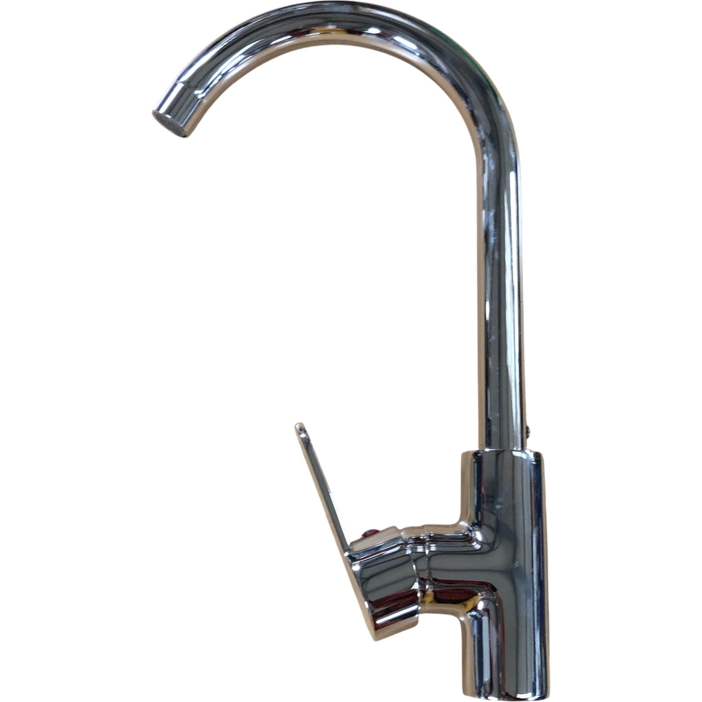 NUZAMAS Brass Kitchen Sink Tap Mixer Lead Free Modern Chrome Finish