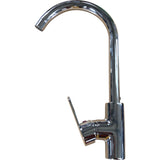 NUZAMAS Brass Kitchen Sink Tap Mixer Lead Free Modern Chrome Finish