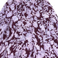 Baukjen Floral Maxi Skirt UK12 Women's 100% Organic Cotton Burgundy