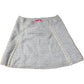 River Island A-Line Skirt UK12 Women's Textured Stretch Knit Grey With Lurex