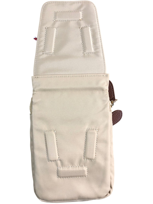 Bolsetta Women's Compact Handbag Crossbody Bag Waterproof Beige Travel Case