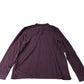 French Connection Long Sleeve Polo Shirt Mens Burgundy Cotton XL
