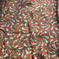 Long Sleeve Dress UK10 Women's Viscose Brown Floral Print