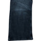 River Island Denim Jeans Slim Fit Black Dark Wash Cotton Blend UK18