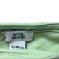 River Island Girls Tank Top 9-10 Years Light Green Gem Embellished Asymmetric
