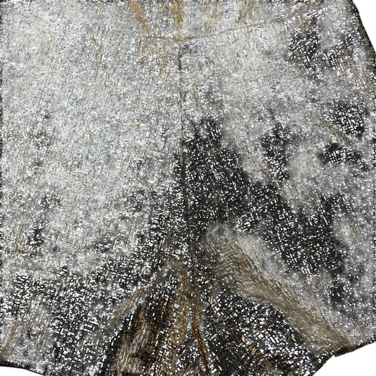 River Island Shiny Gold Sequin Shorts Size 13-14 Years Party Wear