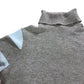 Waverly Jumper UK22 Women's Beige Striped High Neck Casual Sweater