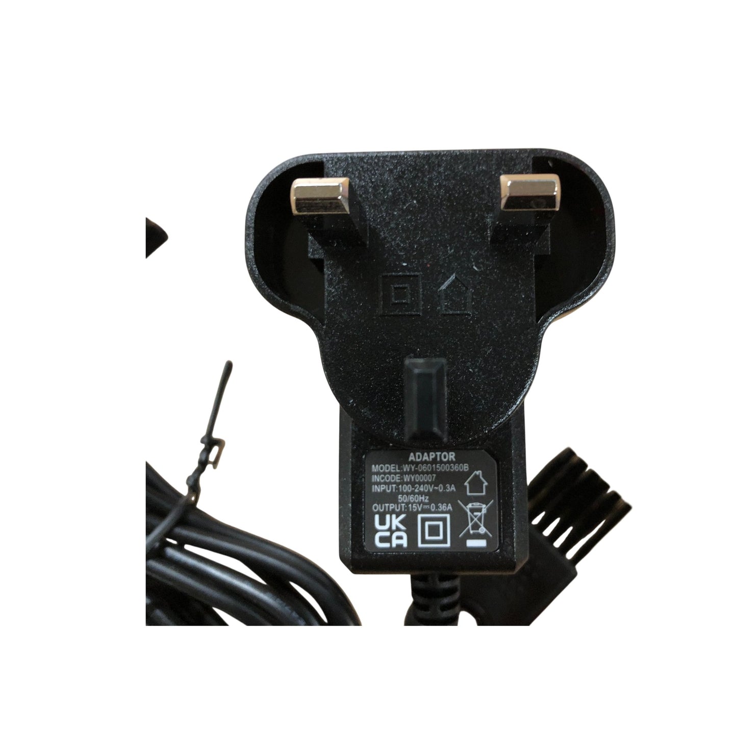 Superer 15V AC Adapter Charger With Power Cord And Cleaning Brush NEW