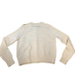 River Island  Cream Knitted Cardigan Women's Button Front Style Small