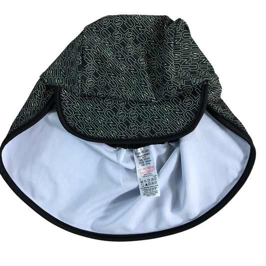 River Island Kids Swimwear Set 3-4 Years Black Long Sleeve Sunsuit Hat