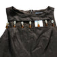 Brown Linen Dress UK10 Women's Sleeveless Decorative Stones