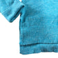 River Island Women's Blue Knit Jumper High Neck Long Sleeve Size XS
