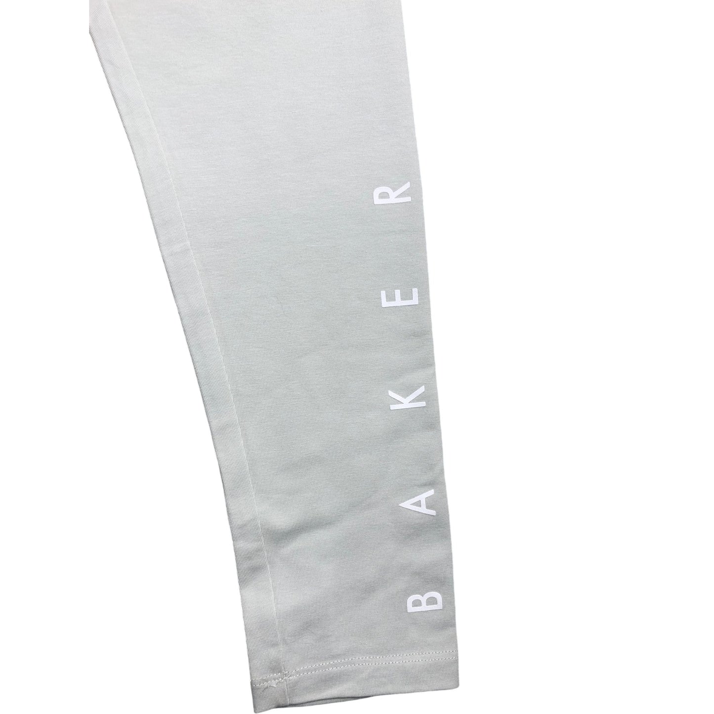 Baker Girls Leggings Aged 12 Years Mint Green Cotton Blend High Waisted Gym Wear