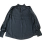 Black Blouse Women's Embellished Long Sleeve XS