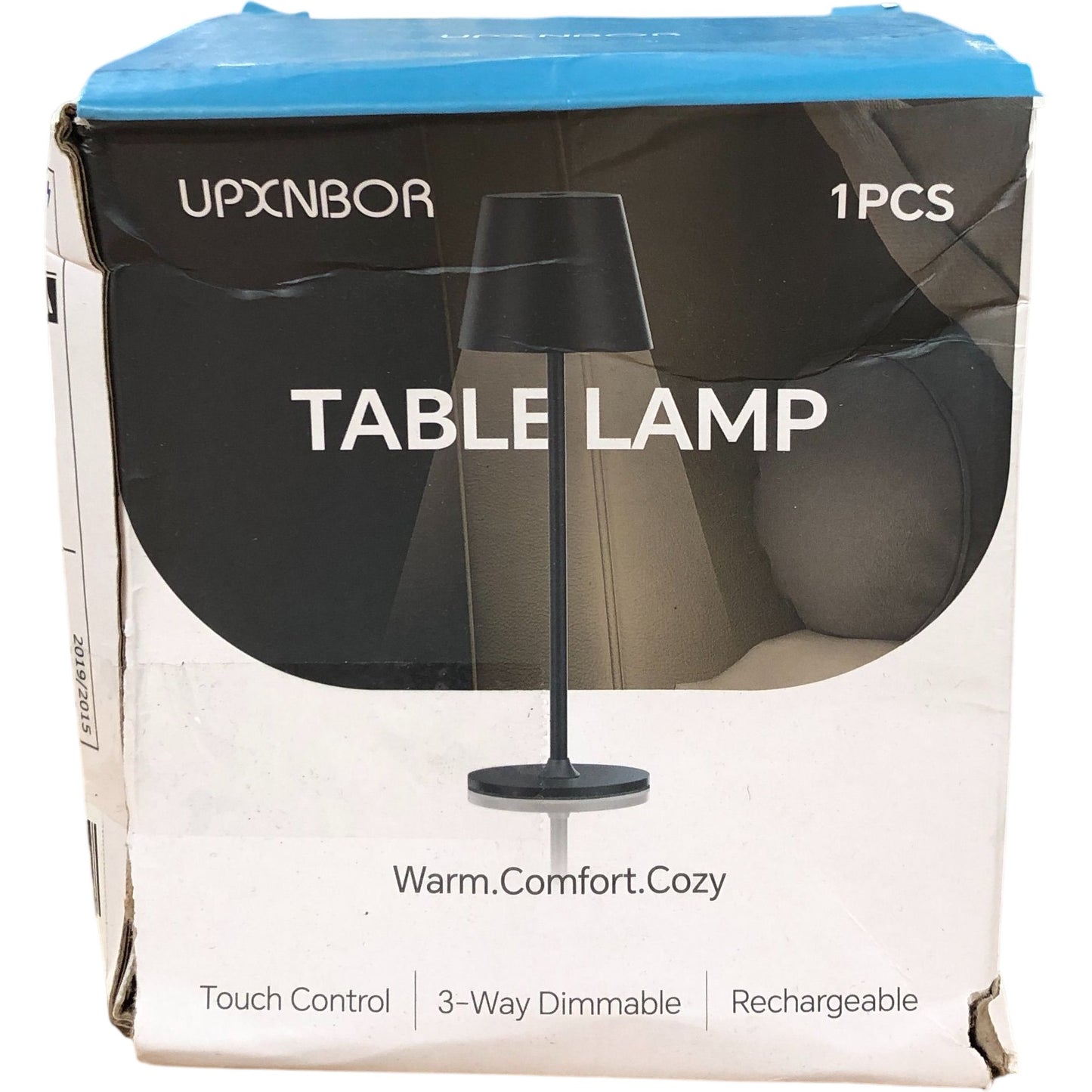UPXNBOR Table Lamp Touch Control Rechargeable 3 Way Dimmable Warm Cozy