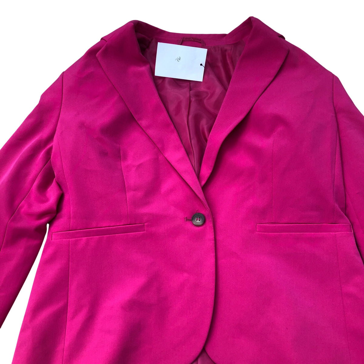 Pink Blazer Jacket Women's Stylish Tailored Fit UK12