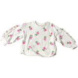 River Island Mini Girls Floral Sweater UK2-3 Years Cream Long Sleeves