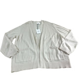 Tatia Cardi UK14 Women's Lightweight Natural Cotton Cardigan
