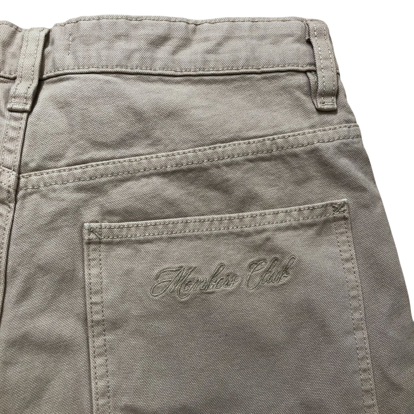 River Island Men's Loose Fit Cargo Shorts W30 Beige Cotton Lightweight