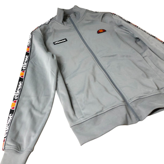 Ellesse Giraldo Tracksuit Jacket Men's Grey Activewear Zip Jacket Large
