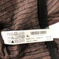 Massimo Dutti Sleeveless Top Women's Striped Silk Blend Dark Brown M UK12-14