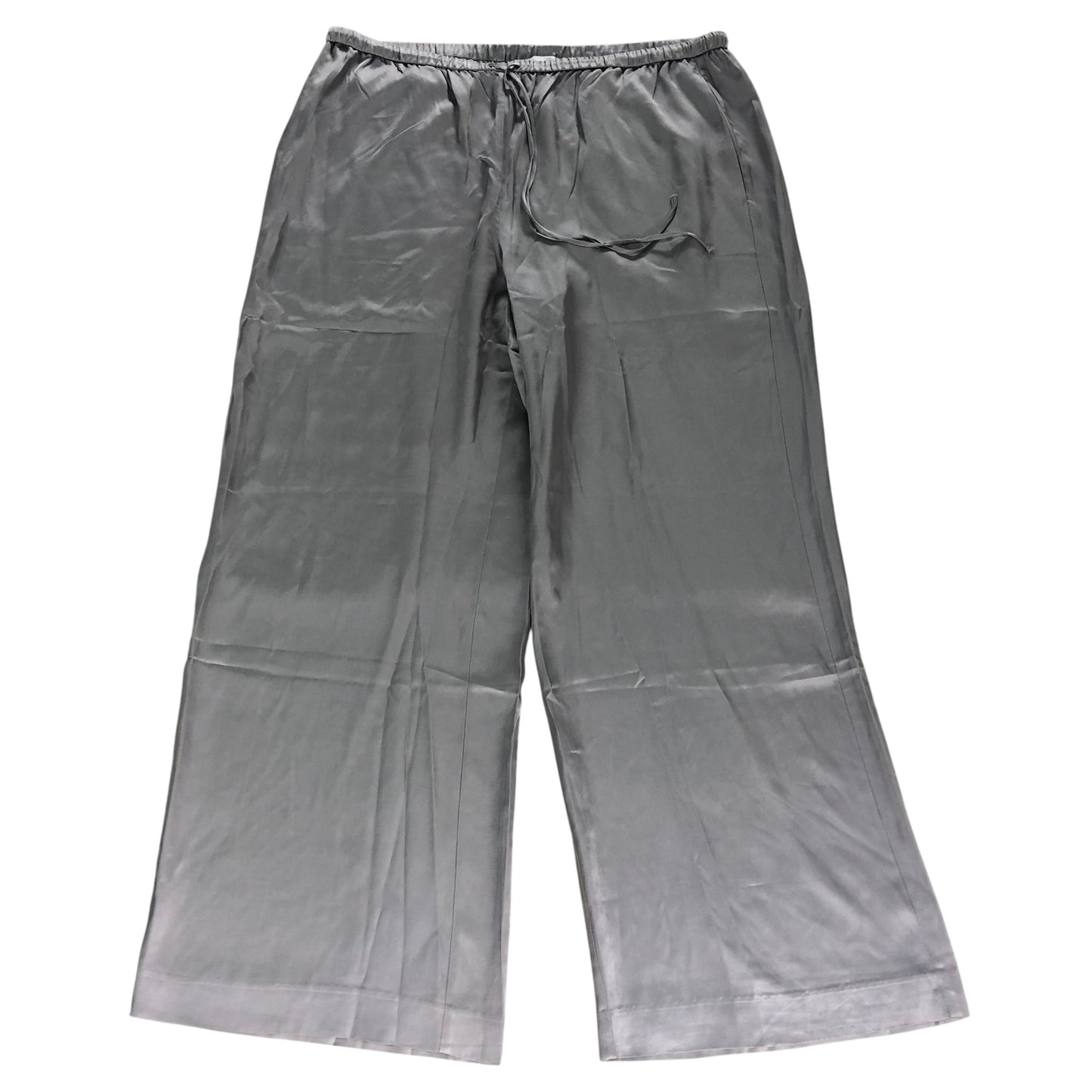The White Company Women's Night Trousers Grey 100% Viscose Elastic Waistband L