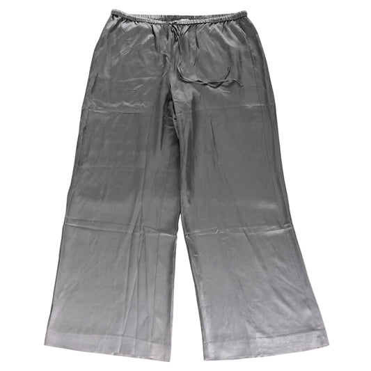 The White Company Women's Night Trousers Grey 100% Viscose Elastic Waistband L
