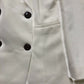 White Double Breasted Blazer Size 8
