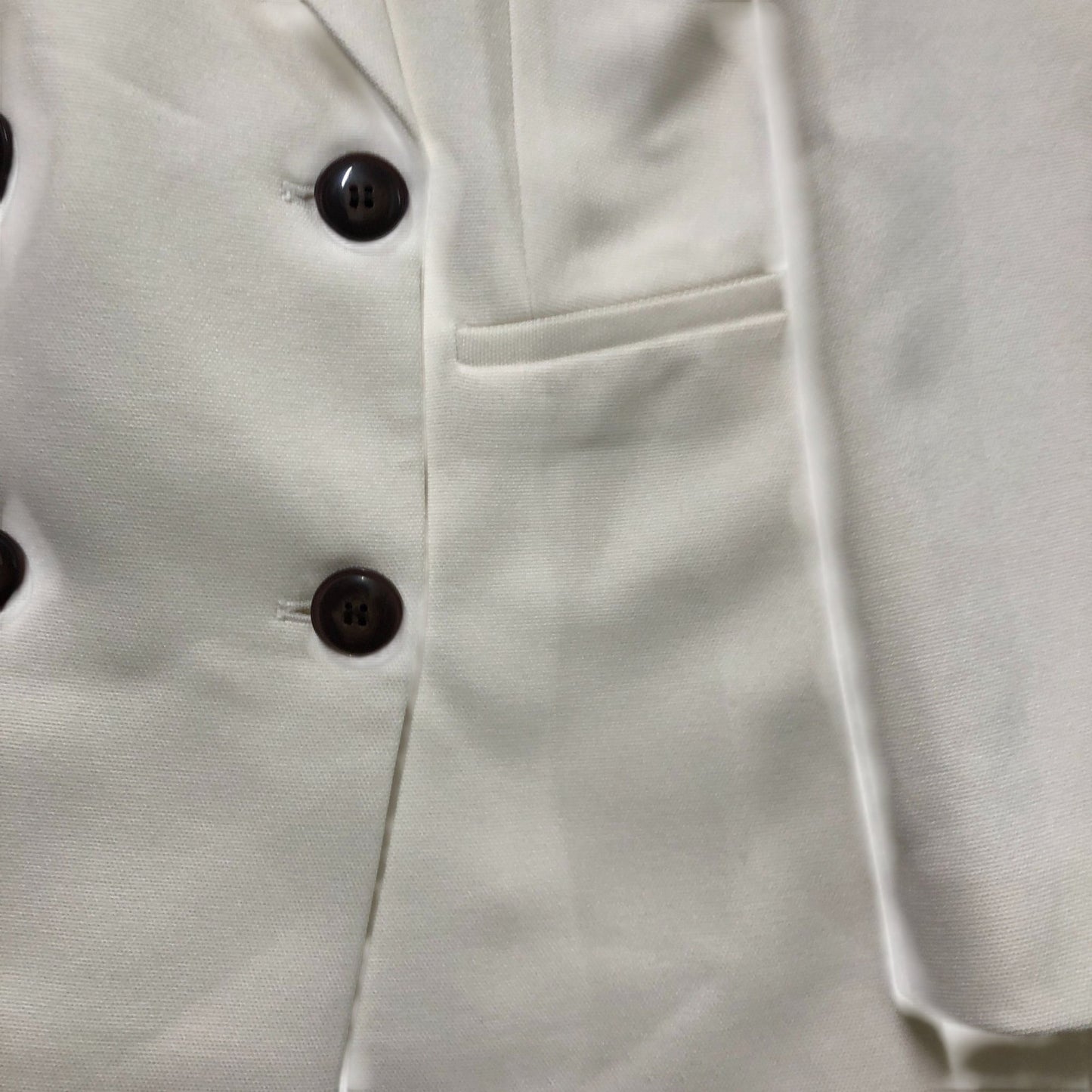 White Double Breasted Blazer Size 8