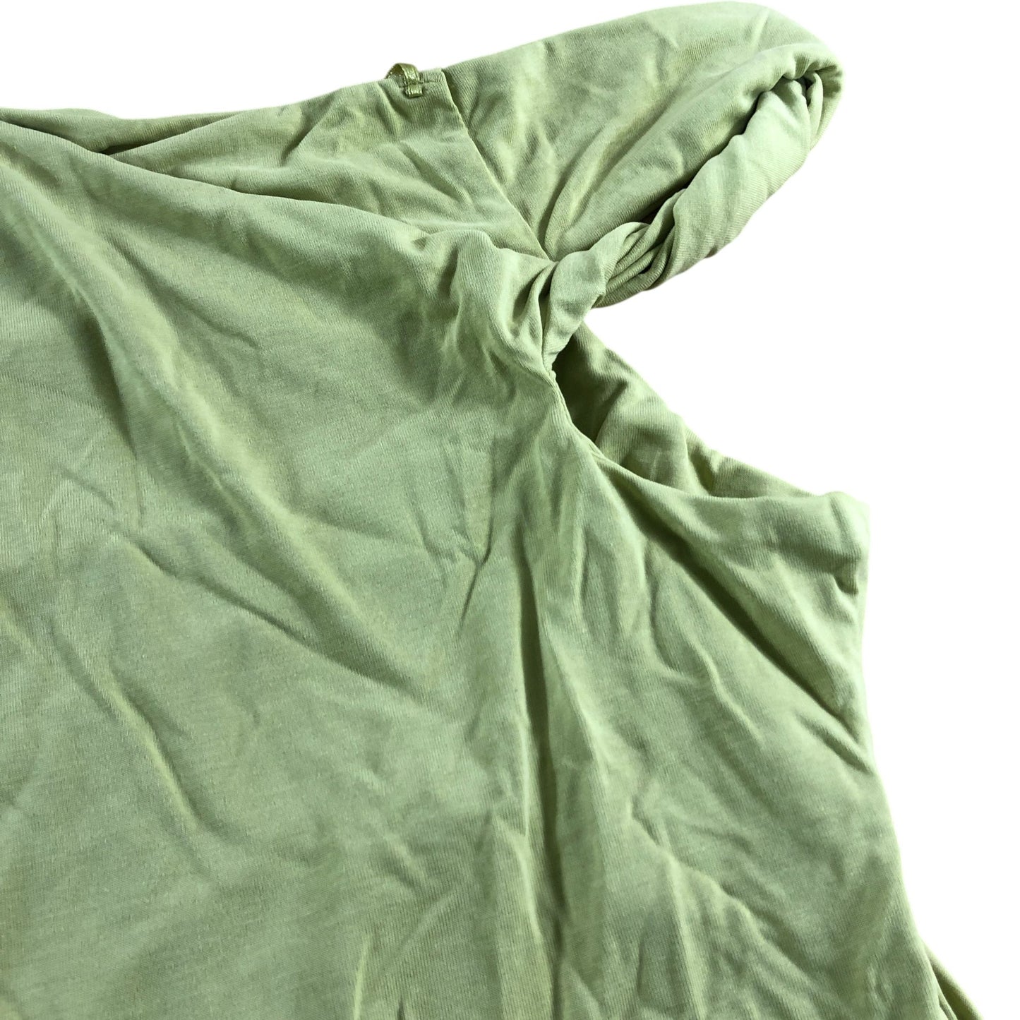 River Island UK XL Women's Short Sleeve Top Green Casual Lightweight Tunic