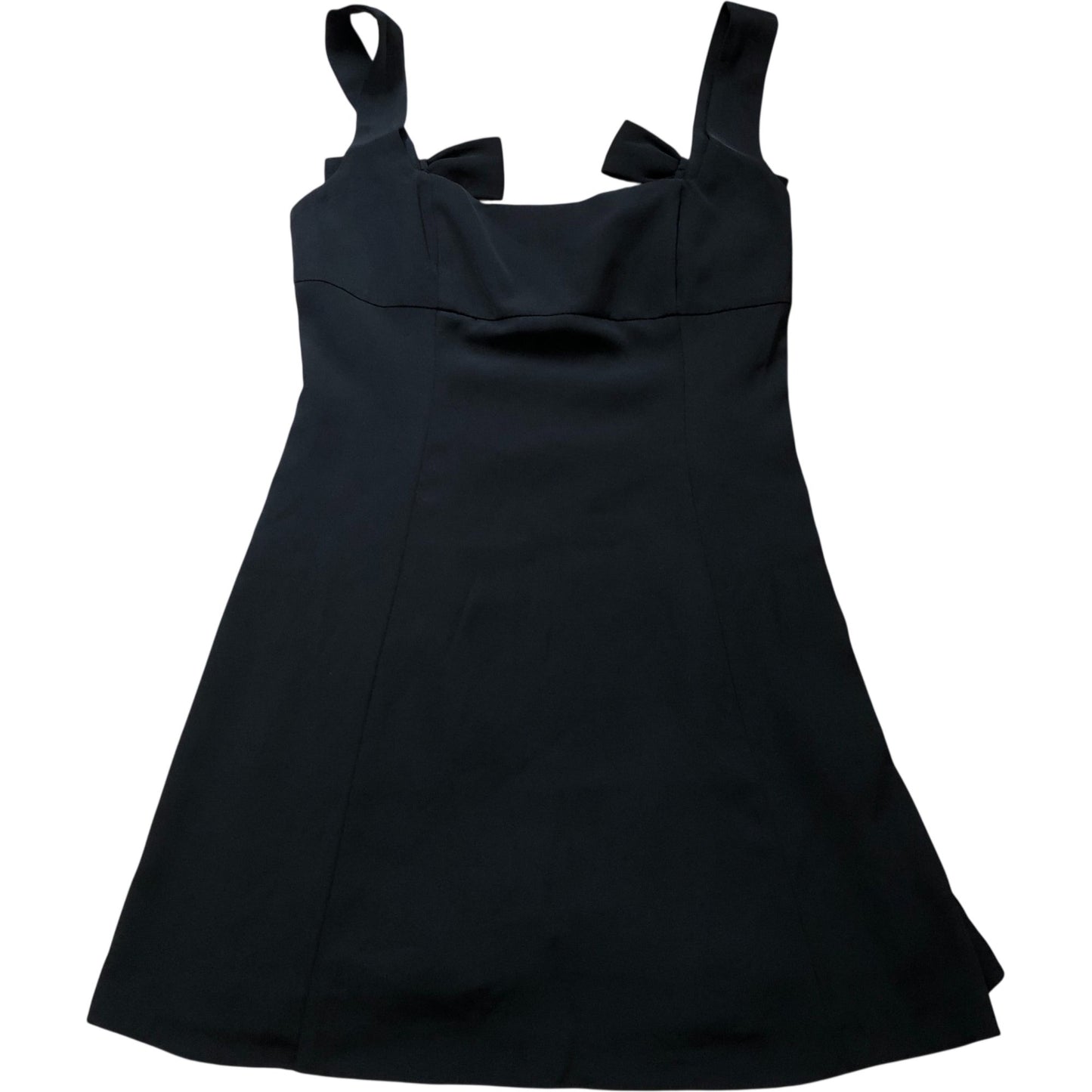 Sunday Best Aritzia Dollop Dress UK 8 Women's Black Summer Dress with Bow Straps