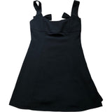 Sunday Best Aritzia Dollop Dress UK 8 Women's Black Summer Dress with Bow Straps
