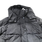 Puffer Jacket Women's Long Hooded Winter Coat Black UK 16-18