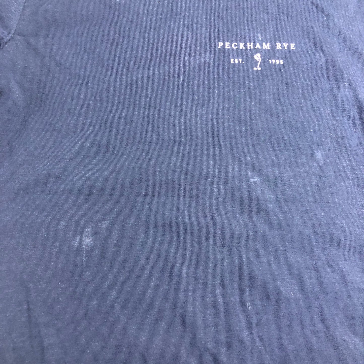 Peckham Rye PRY0051 T Shirt Size S Men's Dark Sapphire Navy Cotton Top