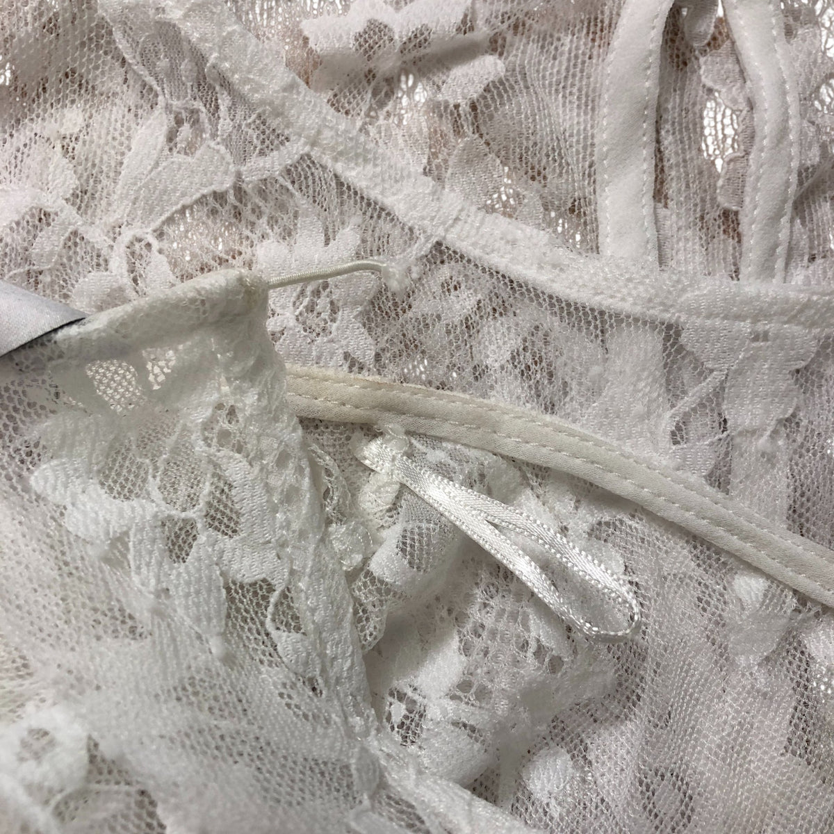 Women's White Short Sleeve Lace Blouse Size 14 Pack of 5