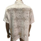 River Island Men's Lace Floral Pattern Shirt UK XL Casual Button Up
