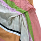 Branded UK10 Women's Colourful Sleeveless Dress Viscose Polyester Multi Stripe