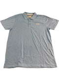 AVANT GARDE Salton Polo Shirt XL Men's Short Sleeve Light Blue Cotton Blend